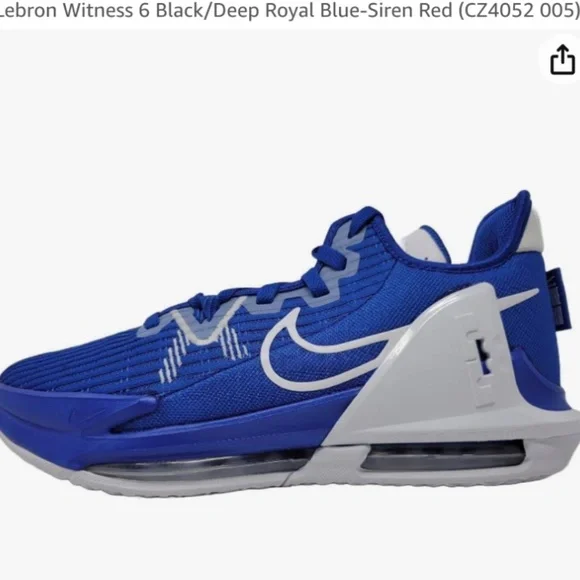 Nike Shoes Lebron Witness Blackdeep Royal Blue Poshmark